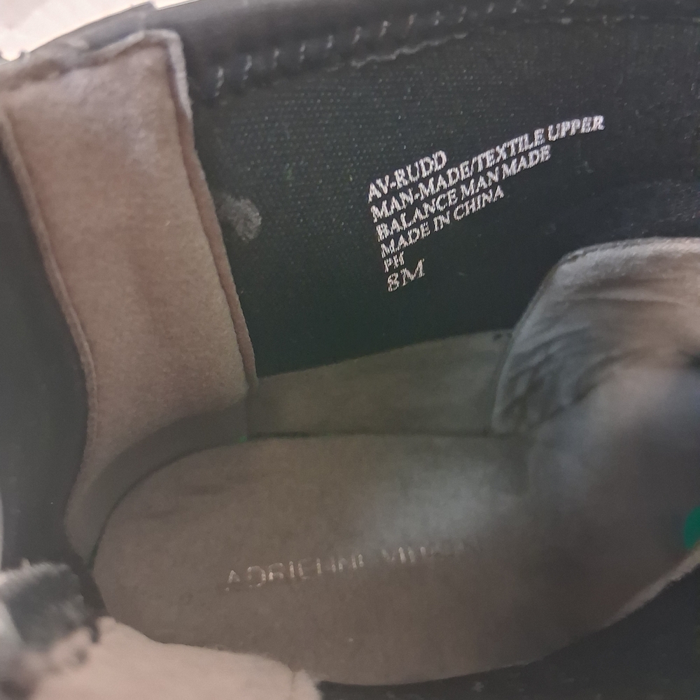 Adrienne Vittadini Black Heeled Boots Size 8.m - Picture 3 of 15